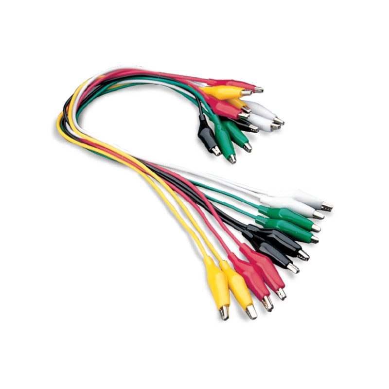 Cables con pinza de cocodrilo