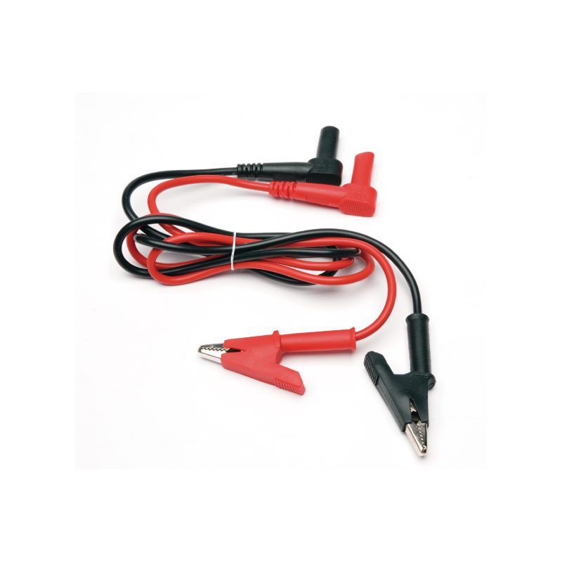 Cables de prueba de cocodrilo cubiertos