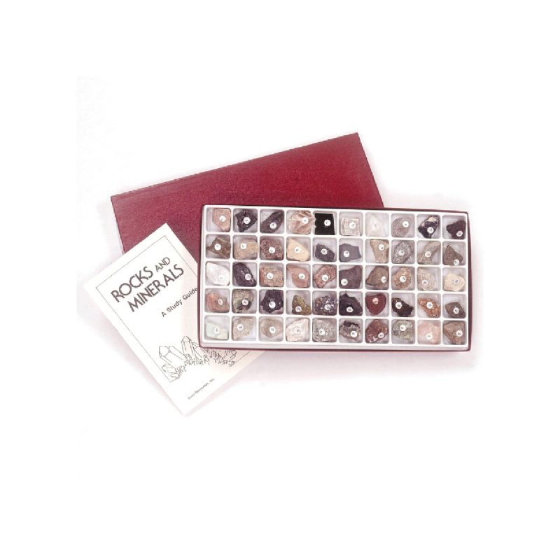 Colección de rocas y minerales en el aula (GEO190)