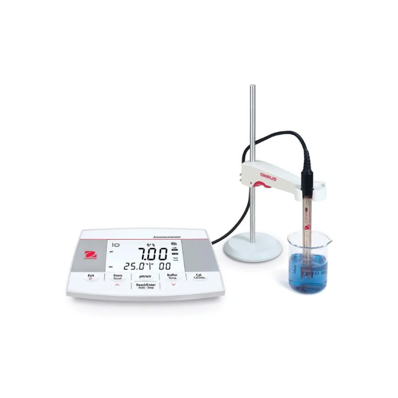 Medidores de banco de pH, temperatura y ORP con pantalla LCD incorporada | OHAUS (186053)