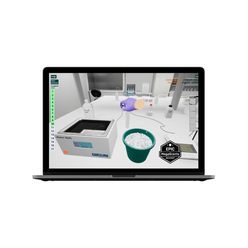 Simulador de biotecnología Carolina® | Transformación bacteriana | Licencia de 1 año (217100)