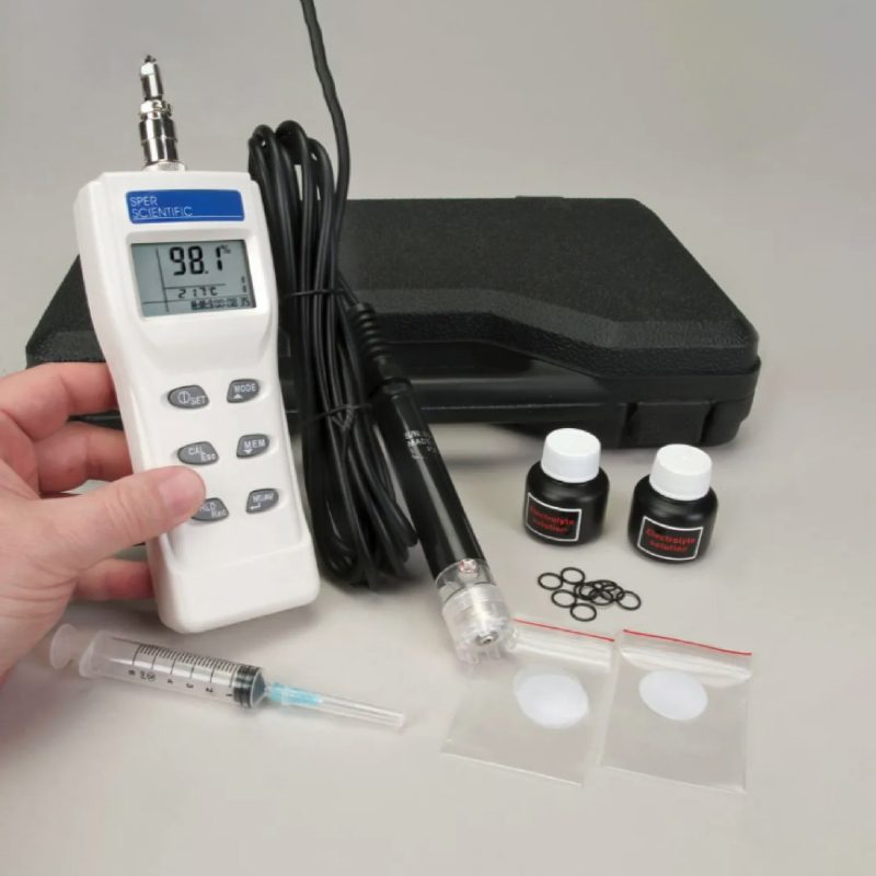 Medidor digital de temperatura y oxígeno disuelto Sper (652372)