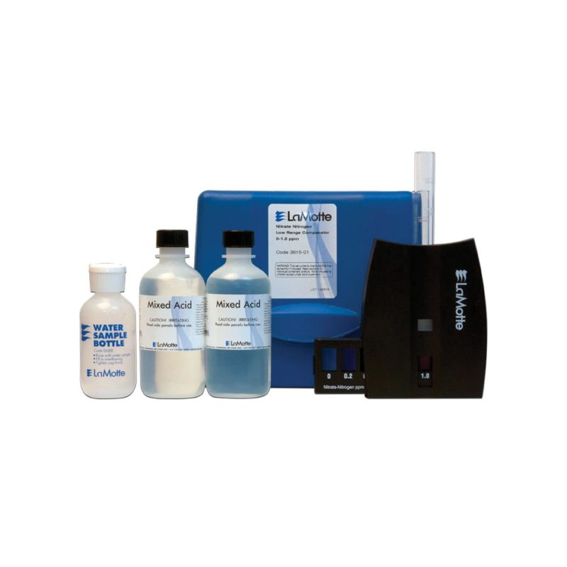 Kits de prueba de agua de nitrato (rango bajo) de parámetro único LaMotte® (652898)